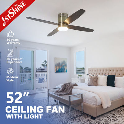 1stshine Antique Brass Color LED Ceiling Fan với Remote Vintage Style và gió tự nhiên