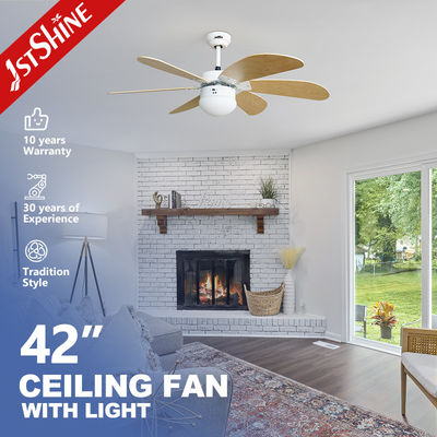 Điều khiển từ xa Quạt trần trong nhà truyền thống 3 tốc độ 42 inch Động cơ AC
