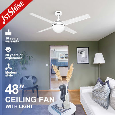 Giá tốt Nguồn năng lượng Điện 48 inch Iron Blades Stainless Steel Ceiling Fan với đèn LED trực tuyến