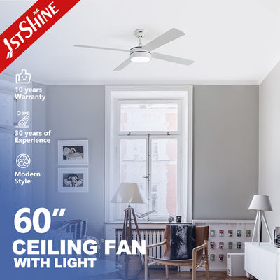 DCF-W986 35/60W Tiếng ồn thấp Lưu lượng không khí lớn 4 MDF Blade Đèn quạt trần hiện đại LED