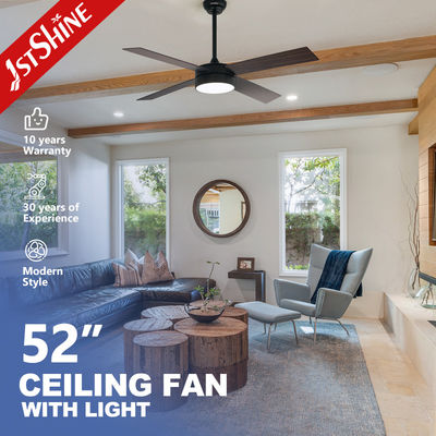 4* MDF Blades Dimmable LED Ceiling Fan With Remote Control And Lamp Whisper-Quiet (Thiếu đèn)
