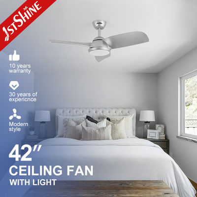 Giá tốt Quạt trần LED 42 inch trang trí nội thất với 3 cánh ABS và thông lượng ánh sáng cao trực tuyến