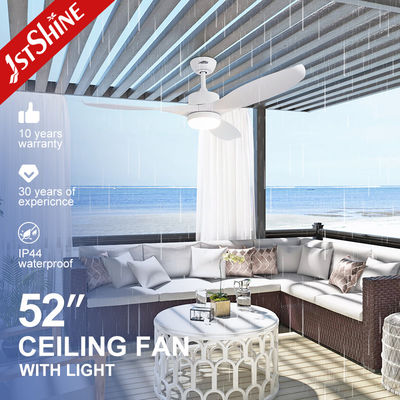 Giá tốt Quạt trần LED nhựa không gian ẩm ướt ngoài trời với đèn LED 3 màu và chức năng bộ nhớ trực tuyến