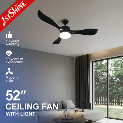 Giá tốt 33.3W 52inch 5 tốc độ điều khiển từ xa Ventilator trần led bằng nhựa với ánh sáng trực tuyến