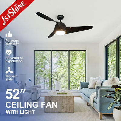 Giá tốt Home Office Fan Diameter 52 Inch với đèn LED và trang trí 3 Blades màu gỗ trực tuyến