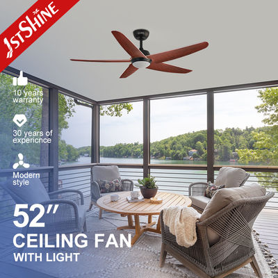 Máy quạt trần điều khiển từ xa có tiếng ồn thấp với đèn LED có thể tắt / lưỡi ABS