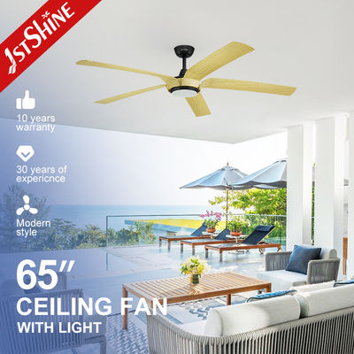 Giá tốt Lớn hơn 3 màu đèn LED 5 Blade Fan Trần nhà Blade nhựa trực tuyến