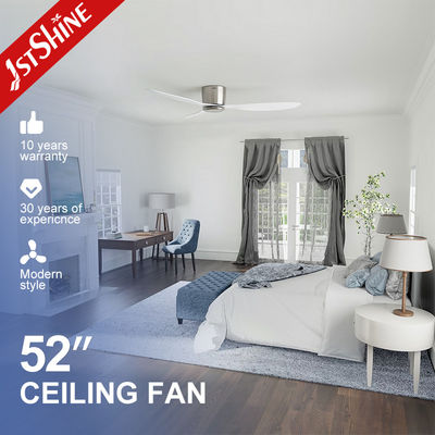 Ánh sáng hồ sơ thấp 52 inch Ventilator trần nhựa DC động cơ 6 tốc độ tiết kiệm năng lượng