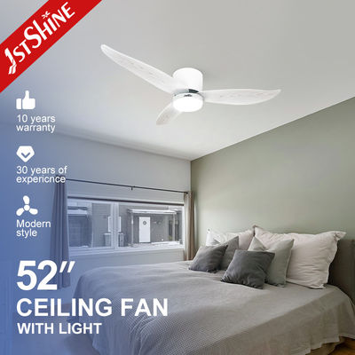 Giá tốt 2022 Thiết kế 52 inch đèn LED Đèn trần gắn quạt với vật liệu thân đèn kim loại trực tuyến