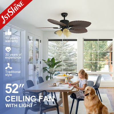 Giá tốt 52 inch trang trí quạt trần với Light Kit kéo chuỗi AC động cơ trực tuyến