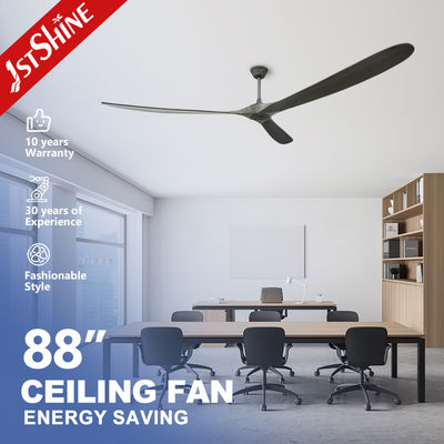 Giá tốt Điều khiển từ xa 88 Inch phòng lớn Cây Blades Lửa quạt trần cho nhà khách sạn và văn phòng trực tuyến