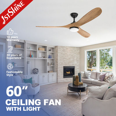 Giá tốt Quạt trần gỗ động cơ đồng nguyên chất DC 60 inch 1stshine có đèn cho phòng ngủ Tùy chỉnh trực tuyến