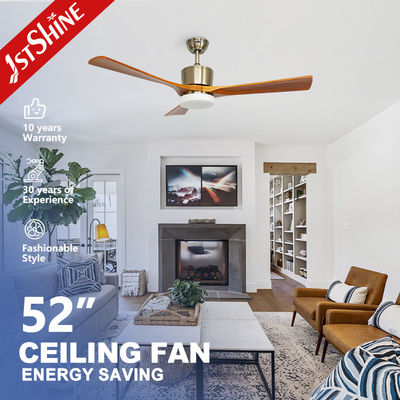Giá tốt 52 Inch Solid Wooden Ceiling Fan với Light và Smart Remote Smart Lighting Solutions trực tuyến