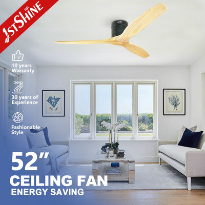 Giá tốt Động cơ DC 52 Inch Nature Wood 3 Blades gỗ tiết kiệm năng lượng Fan trần cho làm mát không khí trực tuyến