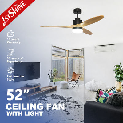 Quạt trần 3 cánh gỗ đặc không rung với điều khiển từ xa