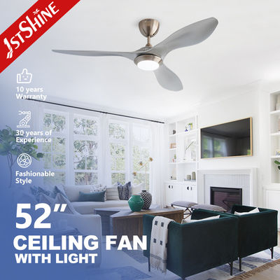 Thiết kế bạc thanh lịch 52 inch quạt trần với điều khiển từ xa 6 tốc độ