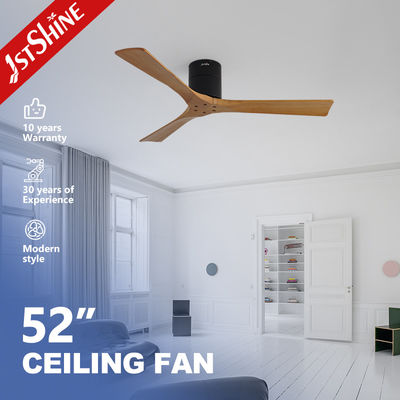Giá tốt 52 inch 3 gỗ Blade Fan trần với 6 tốc độ điều khiển từ xa DC loại động cơ trực tuyến