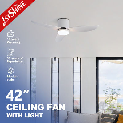 Thiết kế Flush Mount 2 trong 1 Quạt trần Đèn LED tùy chọn cho 220V Voltage và ABS Blade