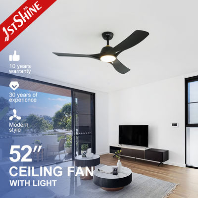 Giá tốt Quạt trần phòng khách hiện đại 52 inch với đèn LED, cánh quạt nhựa, động cơ DC trực tuyến