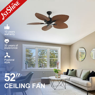 52 inches Tropical Ceiling Fan ndash Tropical Aesthetic Meets Functional Airflow ndash 5 ABS Blades DC Motor Remote Control