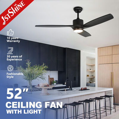 Quạt trần cánh gỗ DC 220V cổ điển Tiết kiệm điện Giảm tiếng ồn